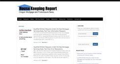 Desktop Screenshot of housekeepingreport.com