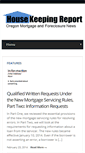 Mobile Screenshot of housekeepingreport.com